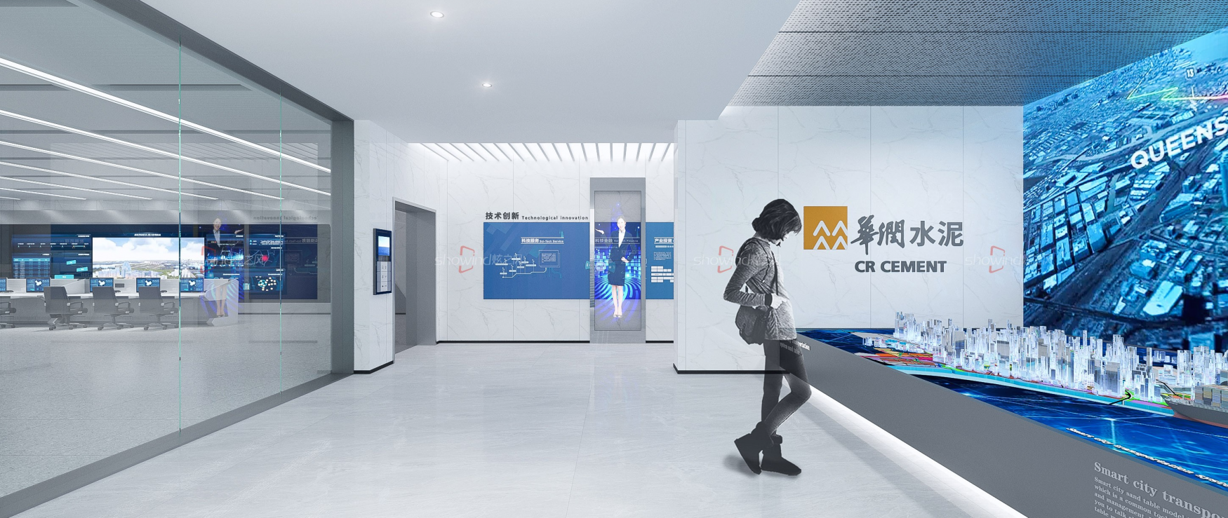 華潤(rùn)水泥展廳