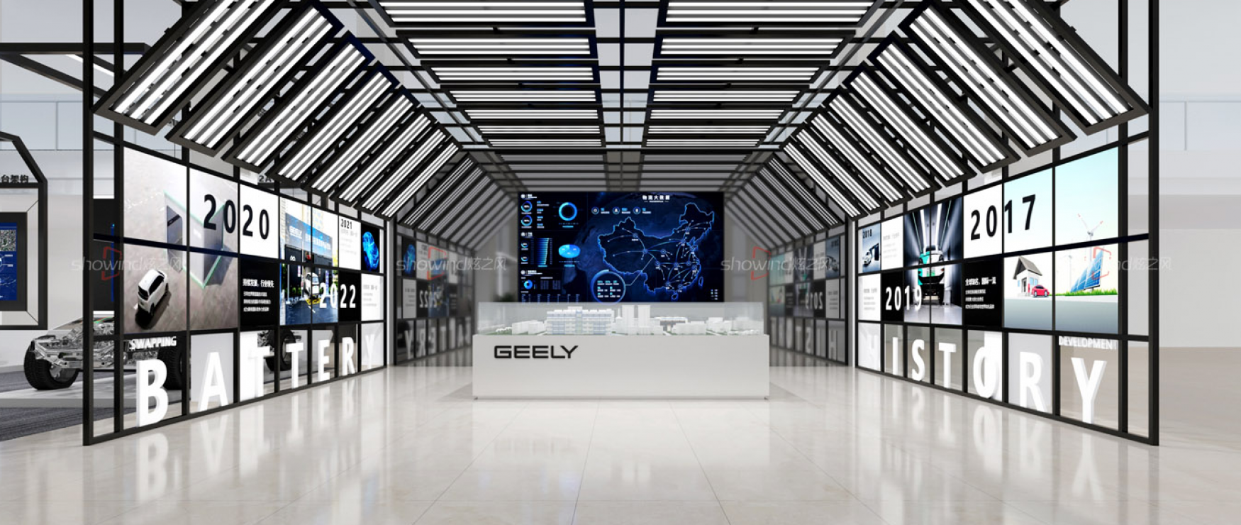 吉利汽車展廳