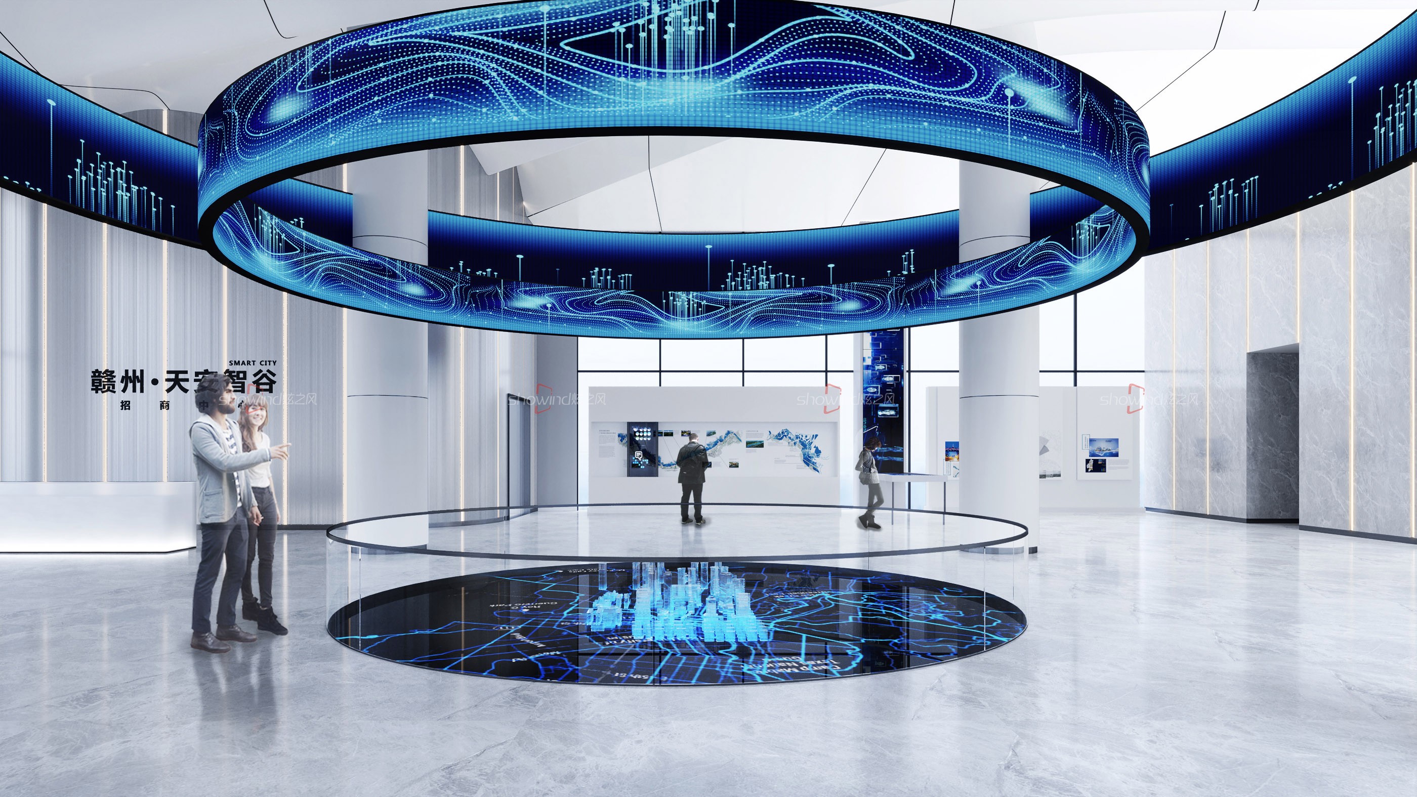 產(chǎn)業(yè)園展廳設(shè)計(jì)案例——天安智谷招商服務(wù)中心